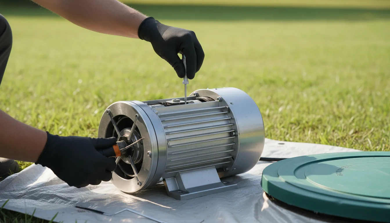 aerobic system motor repair wide