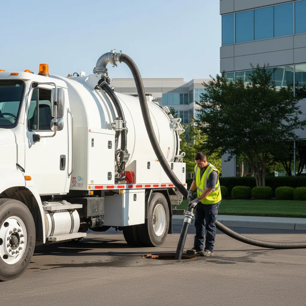 commercial septic tank pumping square
