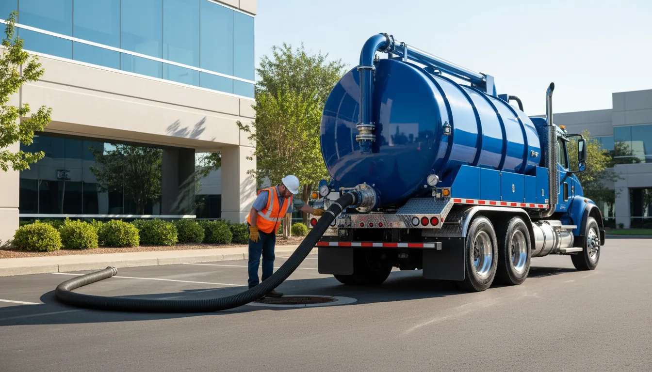 commercial septic tank pumping wide