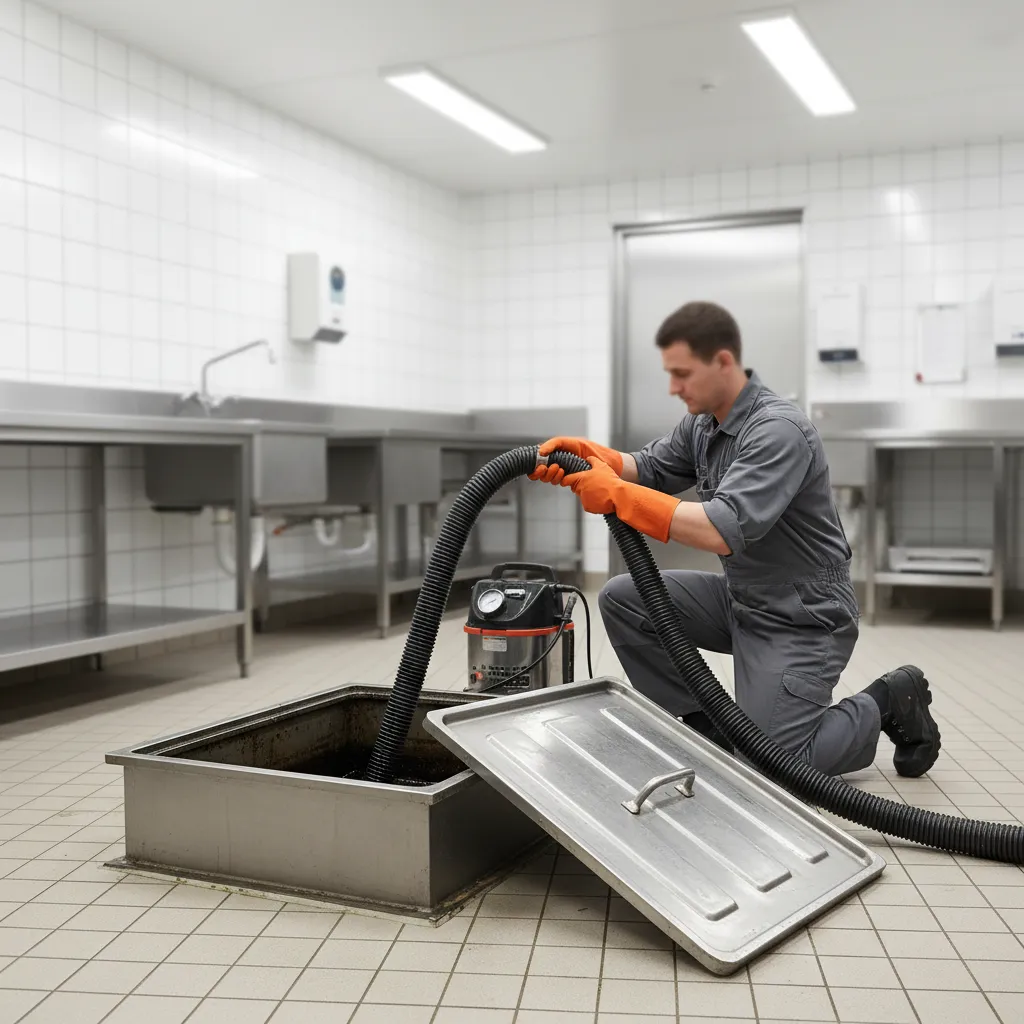 grease trap cleaning pumping square