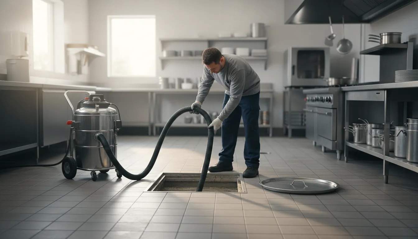 grease trap cleaning pumping wide