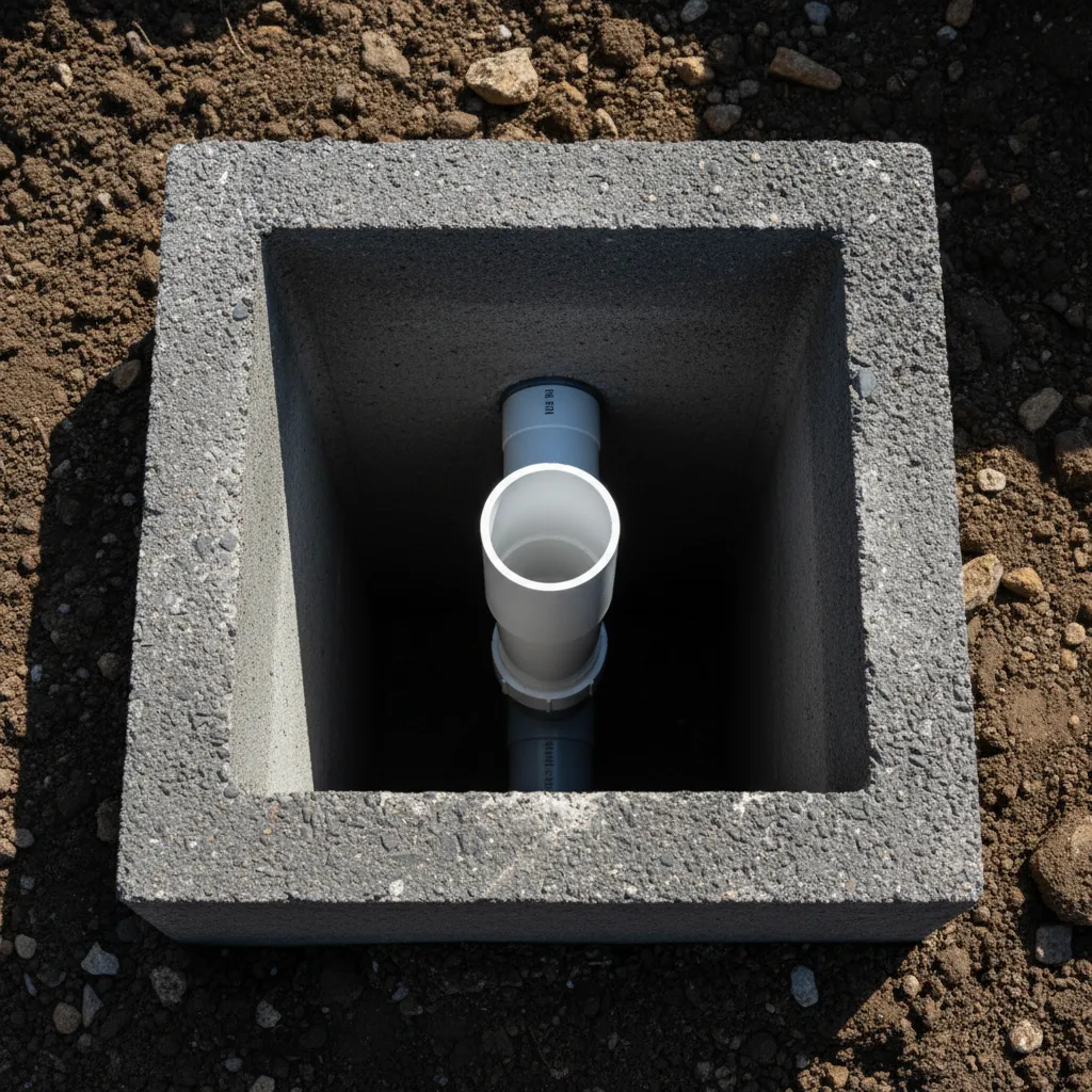 septic baffle repair replacement square