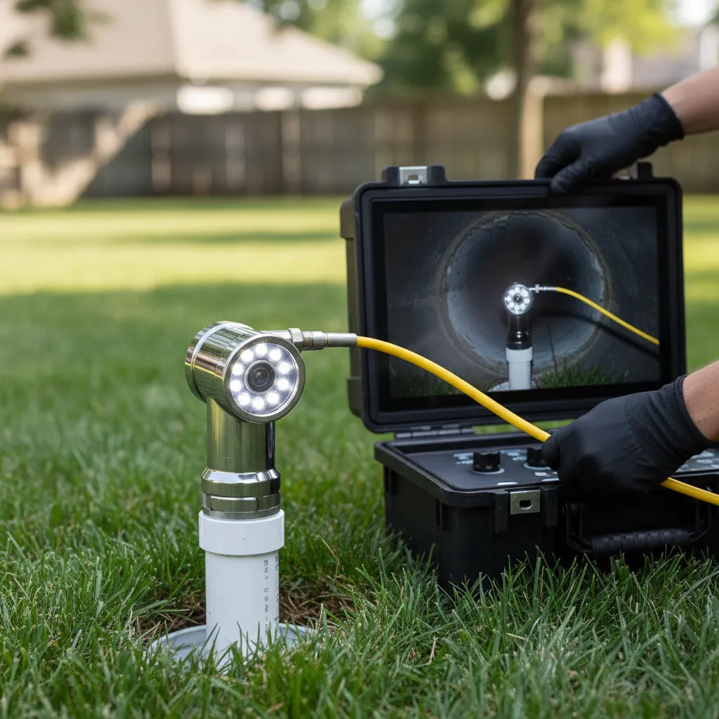 septic camera video inspection square