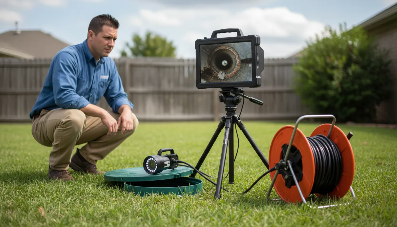 septic camera video inspection wide