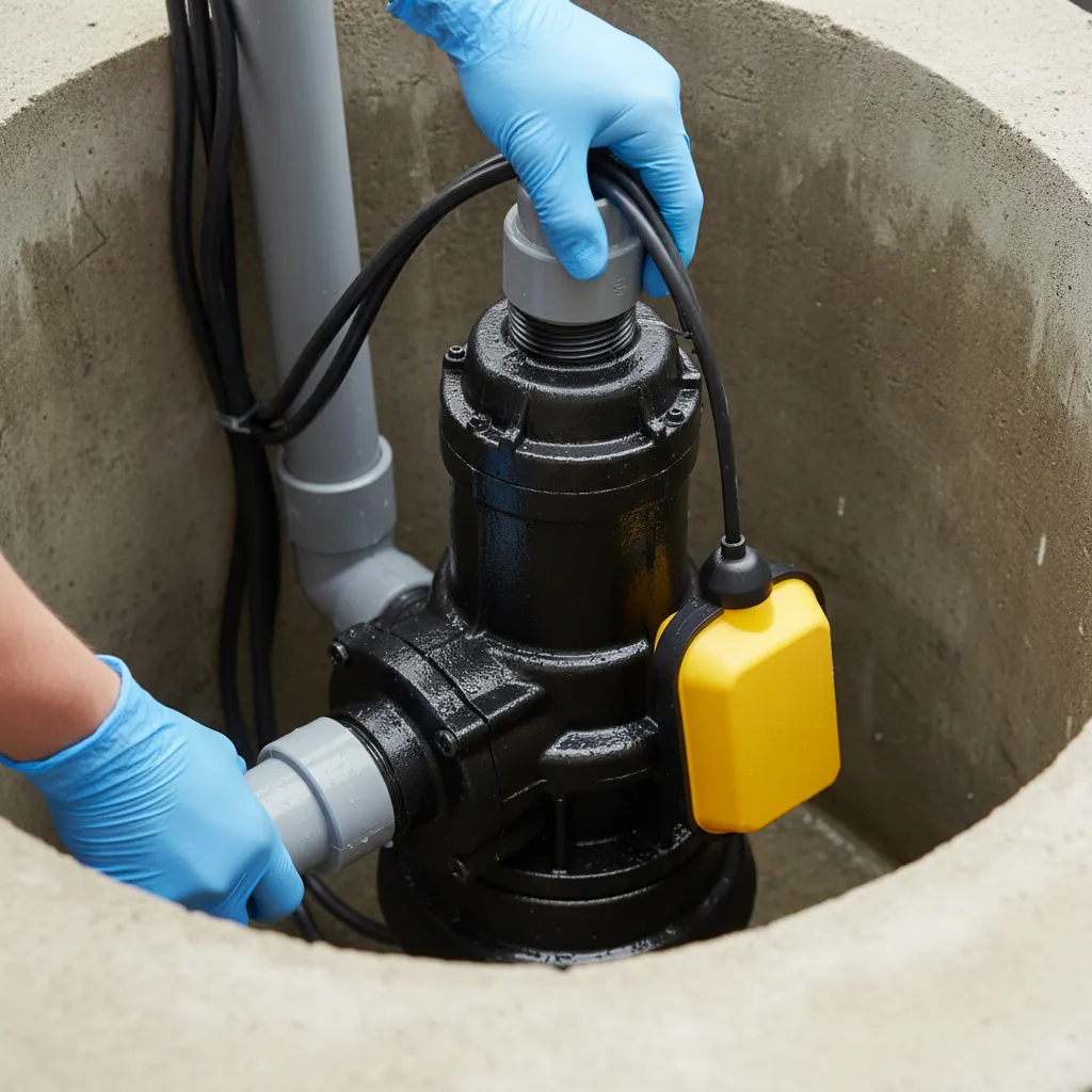 septic pump float switch replacement square