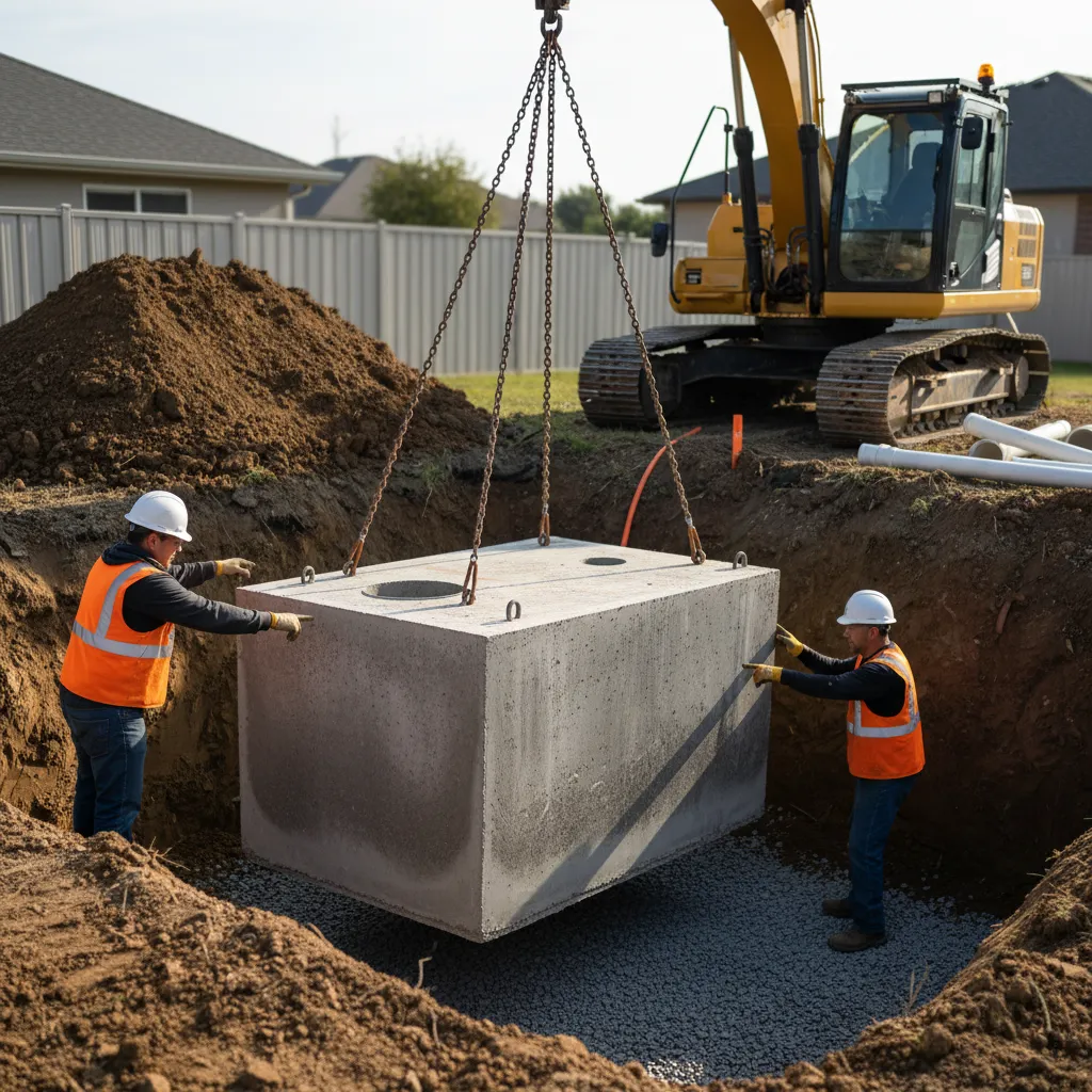 septic system installation square
