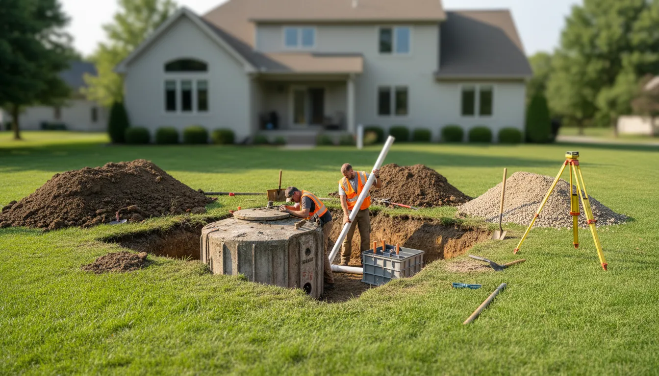 septic system repair wide